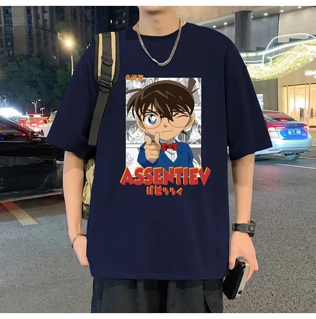Men's Oversized Cotton Graphic Tee Detail