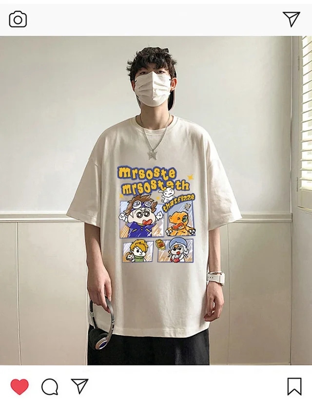 Men's Heavyweight Cotton Durable Short-Sleeve Tee Detail