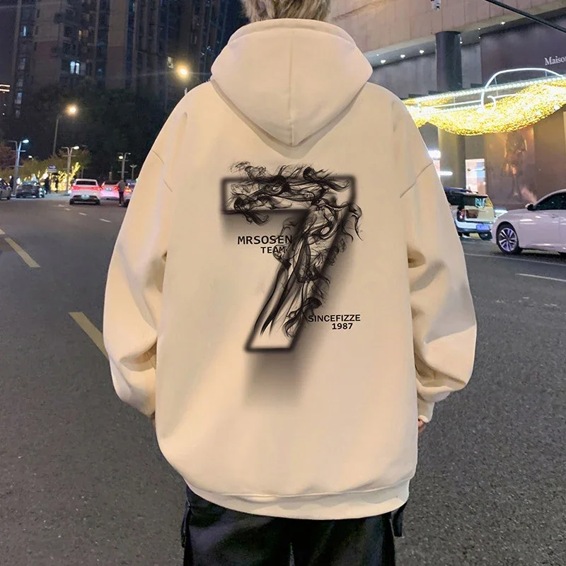 Men's Cotton Oversized Hoodie HK Style