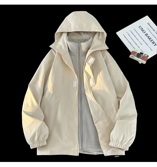 Men's Premium 3-in-1 Waterproof Windproof Jacket Detail
