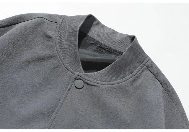 Youth Vintage Casual Bomber Jacket Detail