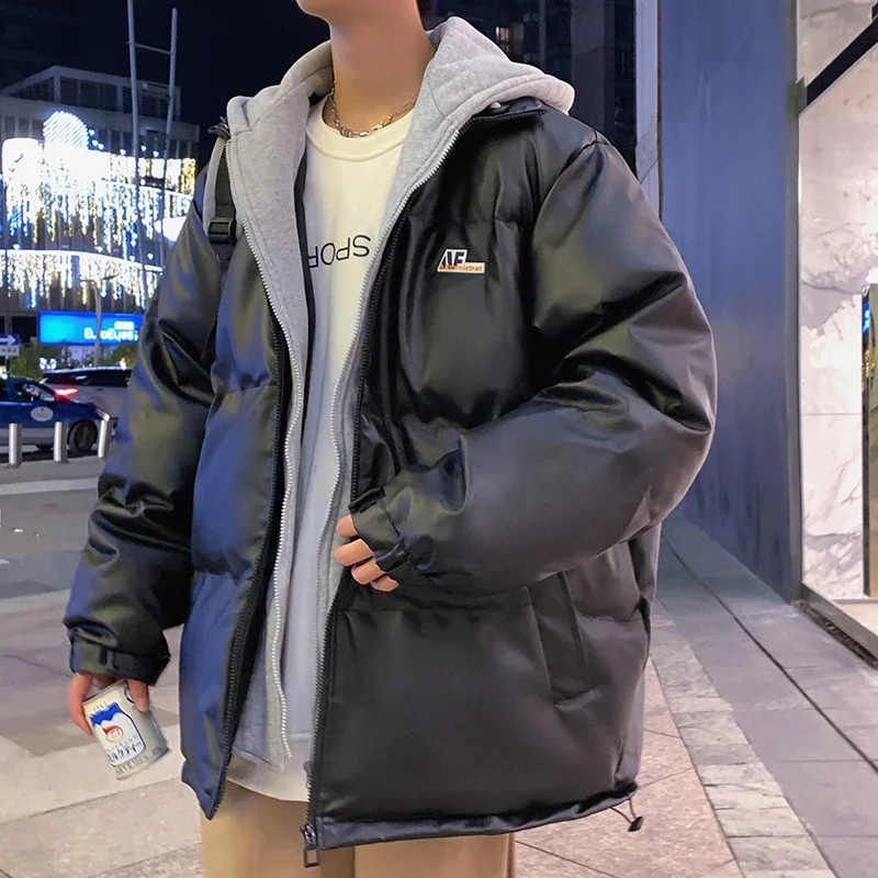 Men's Stand Collar PU Leather Jacket