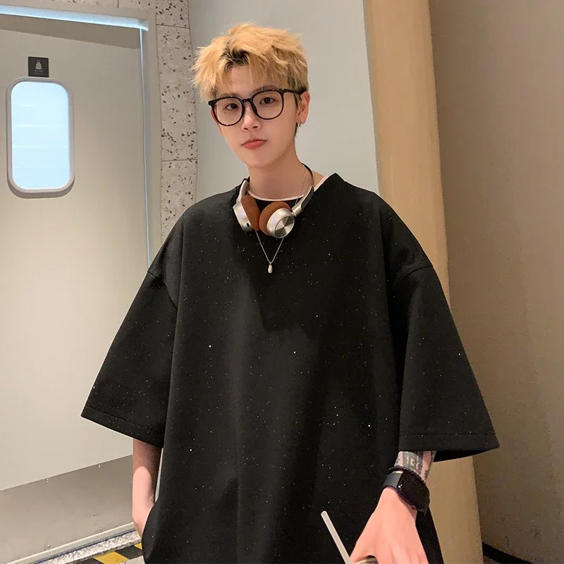 Men's Hiphop Star Oversized 3/4 Tee