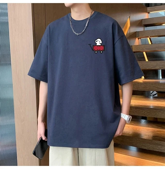 Cotton Short-sleeve T-shirt for Boys Summer 2025 Detail