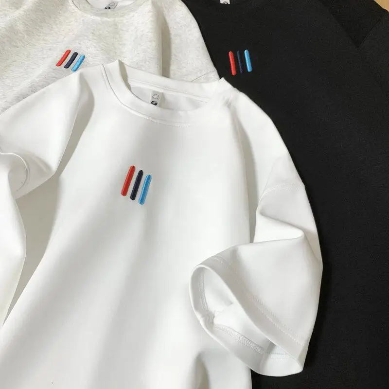 Summer 2025 Men's Heavyweight Embroidered Tee