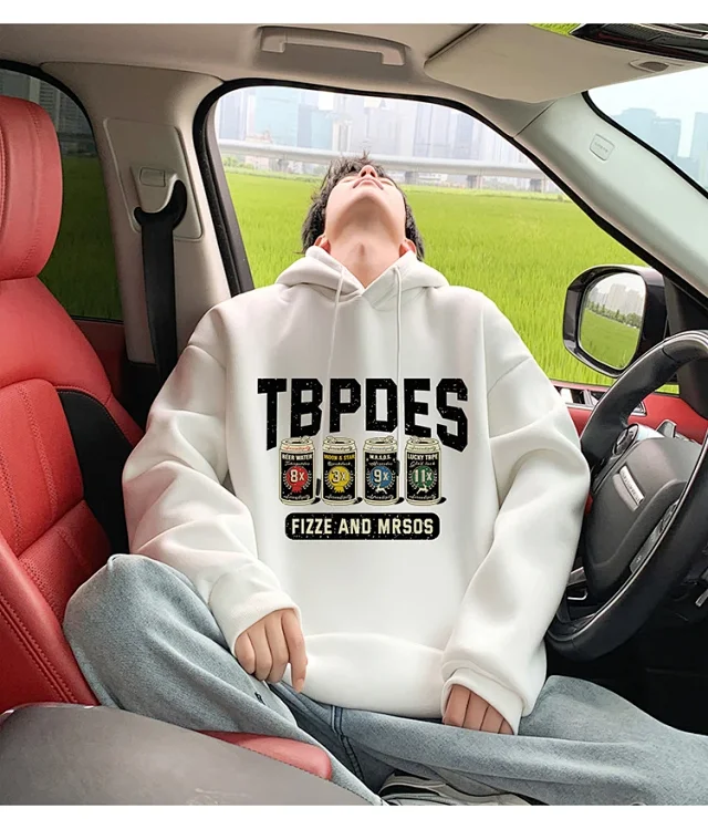 Men's Seasonal Graphic Hoodie Loose 2025 Detail