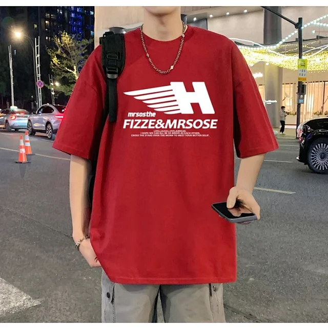 Men's Heavyweight Cotton Relaxed Short-Sleeve Tee Detail