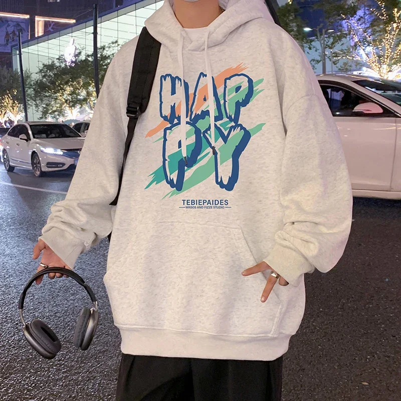 Men's Oversize Cotton Hoodie 2025 Graphic