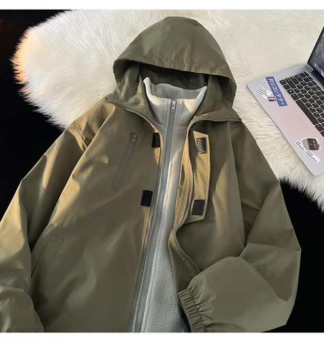 Men's Premium 3-in-1 Waterproof Windproof Jacket Detail
