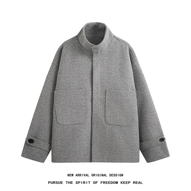 2025 A/W Men's Plus-Size Retro Jacket Detail