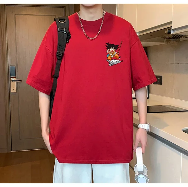 2025 Men's Cartoon Wukong Summer Tee Detail