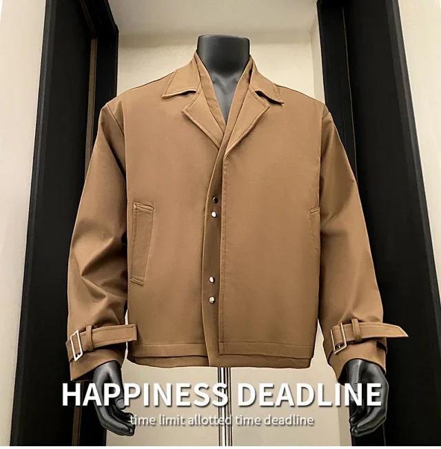 Men's Autumn Premium Mock Blazer Detail