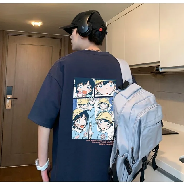 Men's Oversized Graphic Tee Summer 2025 Detail