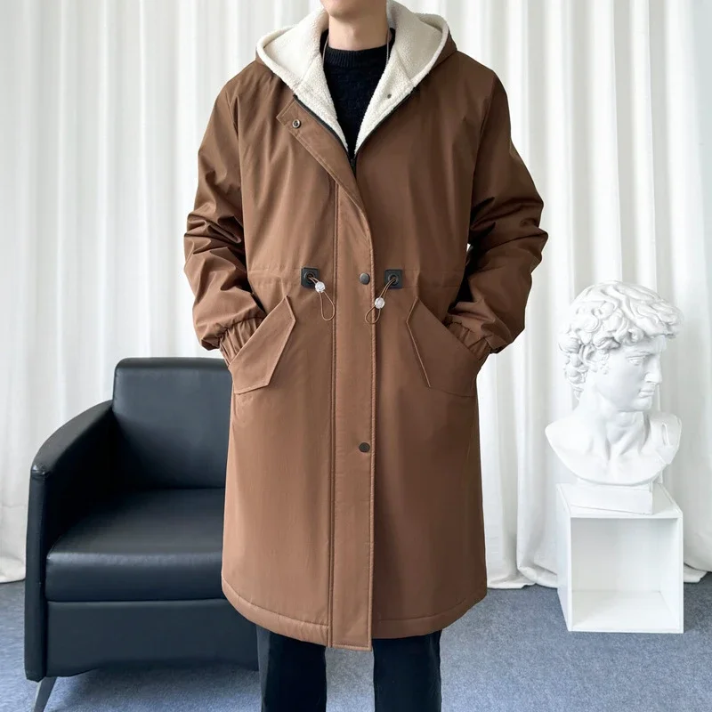 AW24 Men's Japanese Fleece-Lined Hooded Trench