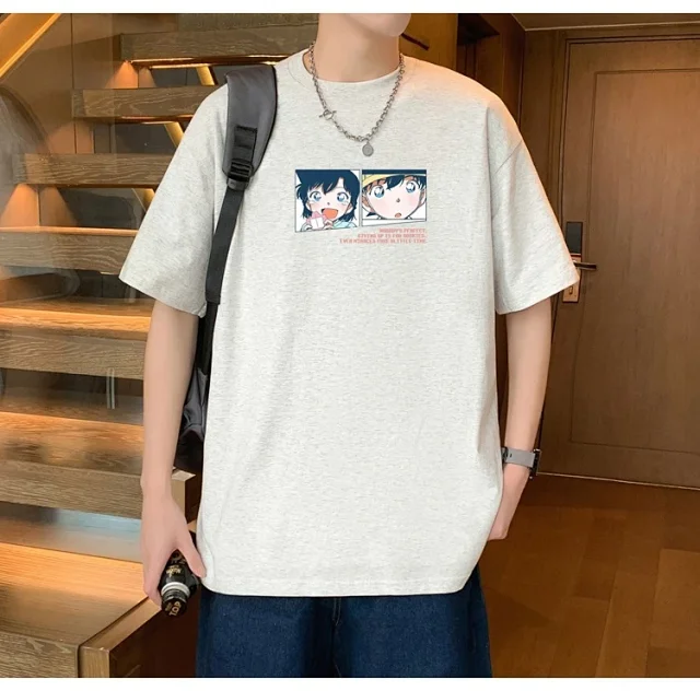 Men's Oversized Graphic Tee Summer 2025 Detail