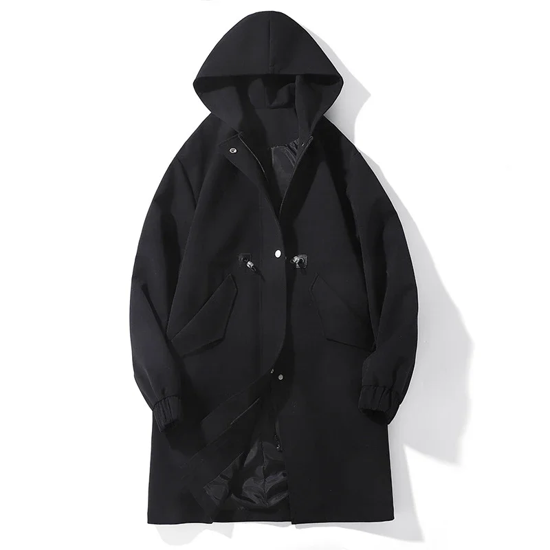 AW24 Men's Japanese Fleece-Lined Hooded Trench