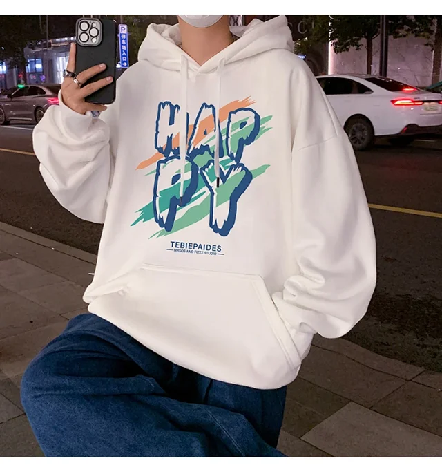 Men's Oversize Cotton Hoodie 2025 Graphic Detail