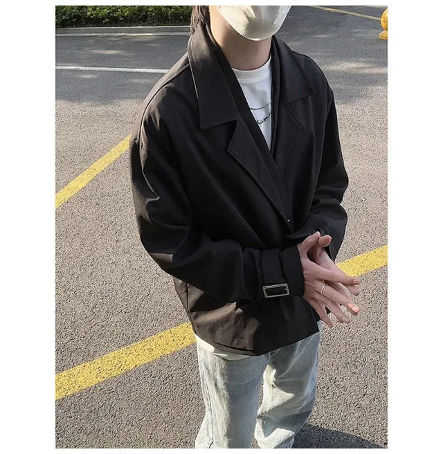Autumn Men's Stylish Blazer Jacket Detail