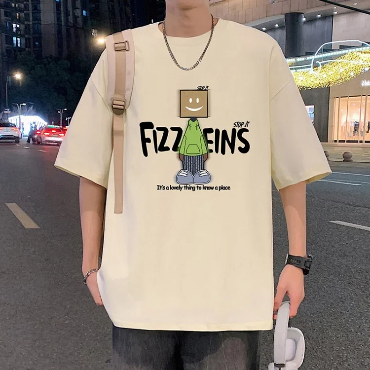Men's Summer Casual Cotton Short-Sleeve Tee