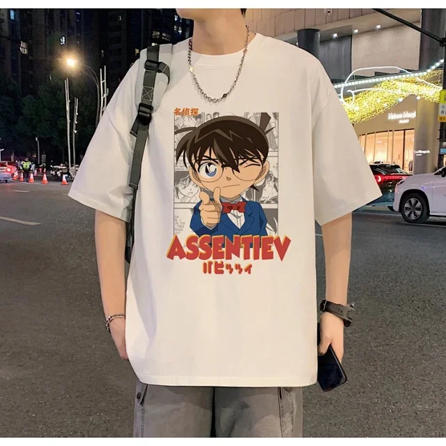 Men's Oversized Cotton Graphic Tee Detail