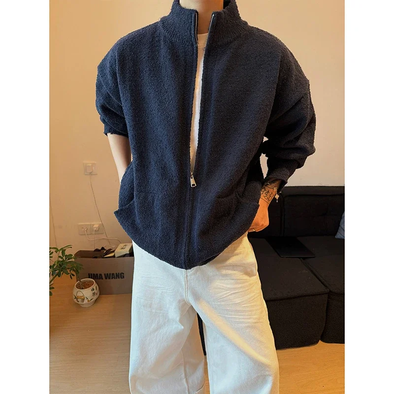 Cleanfit Men's Double Zipper Knit Cardigan