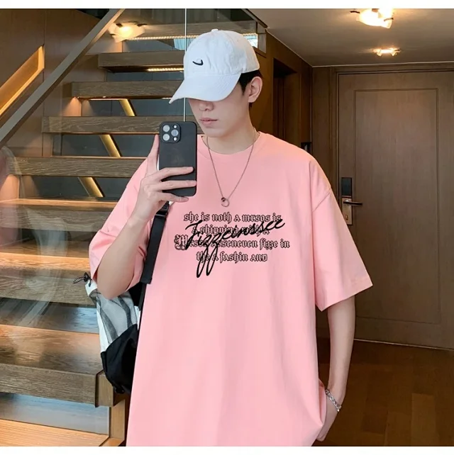 2025 Men's Summer Oversize Tee Detail