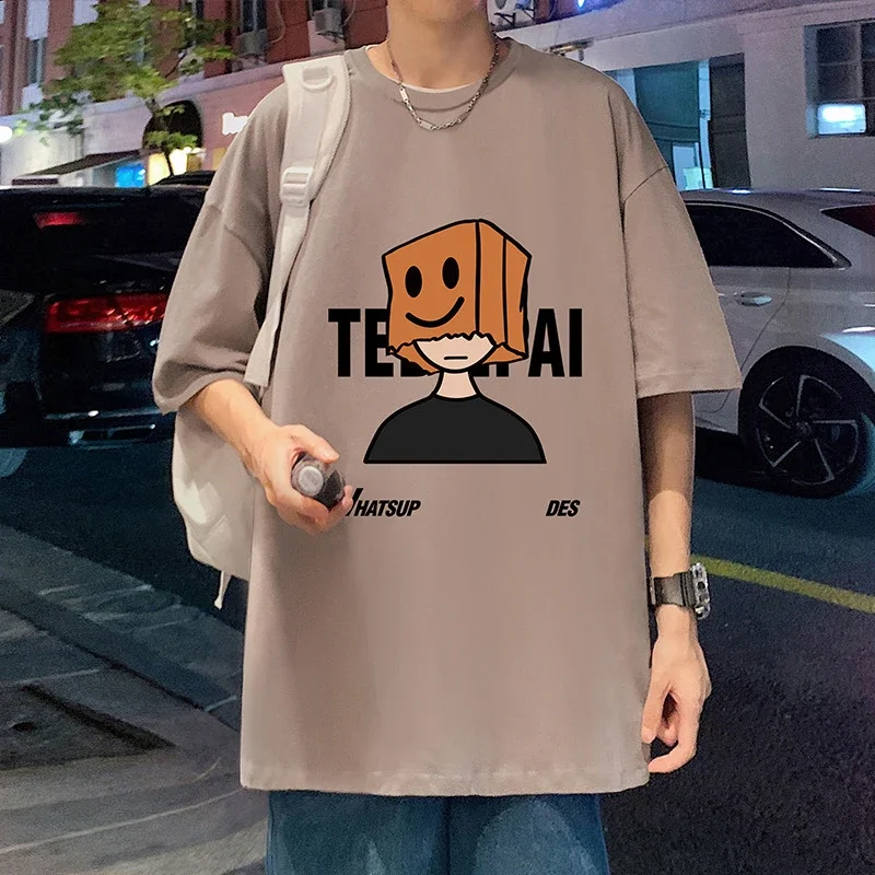 Men's Cotton Loose Street Tee 2025