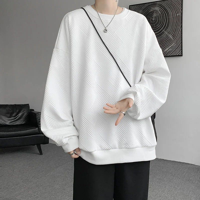 Men's Oversize Jacquard Sweatshirt