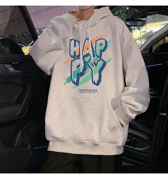 Men's Oversize Cotton Hoodie 2025 Graphic Detail