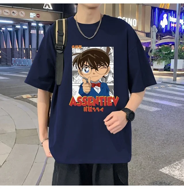 Men's Oversized Cotton Graphic Tee Detail