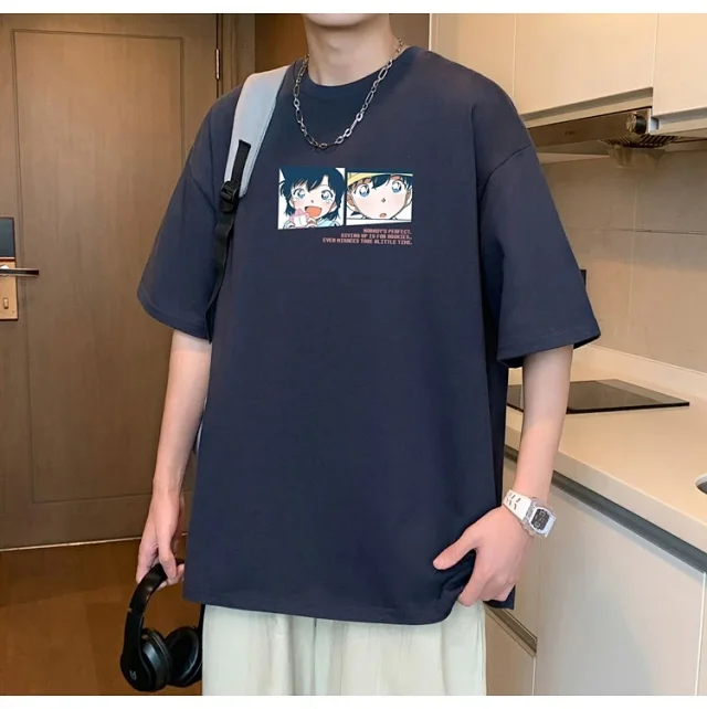 Men's Oversized Graphic Tee Summer 2025 Detail