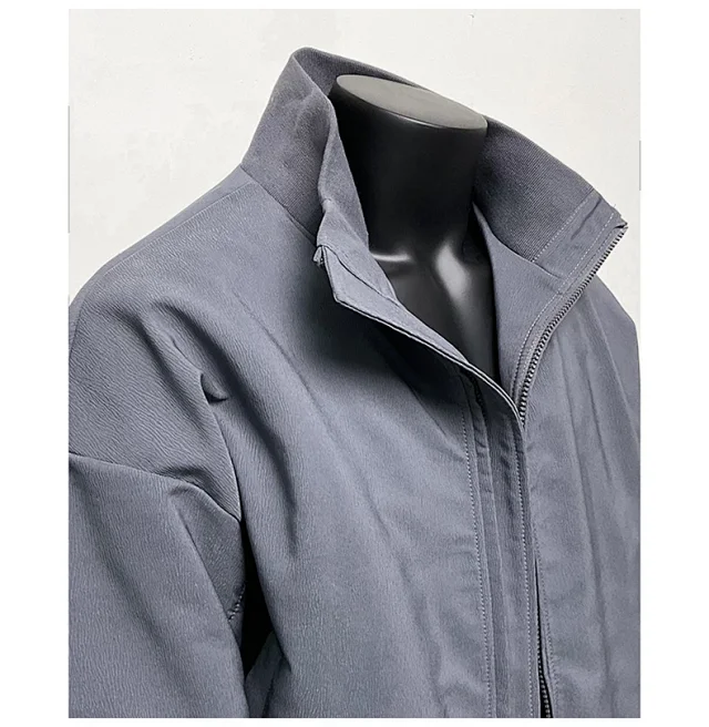 Men's Clean Fit Short Bomber Jacket Detail