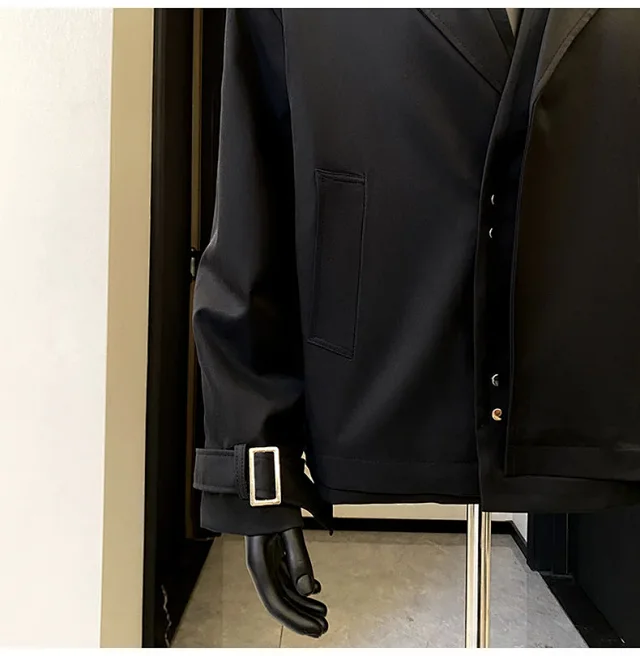 Men's Autumn Premium Mock Blazer Detail