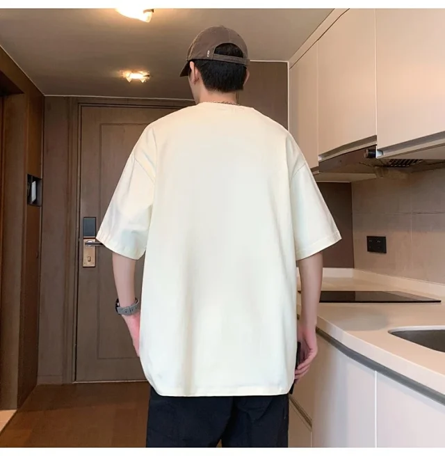 Men's Cotton Oversized Tee Summer 2025 Detail