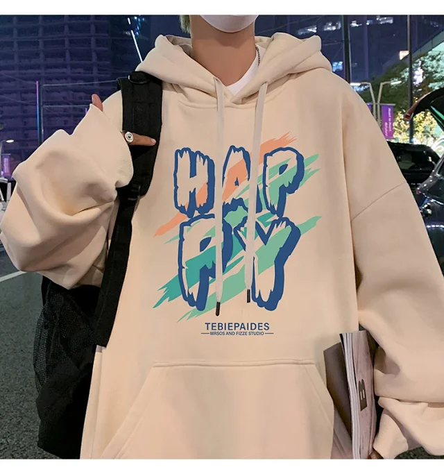 Men's Oversize Cotton Hoodie 2025 Graphic Detail