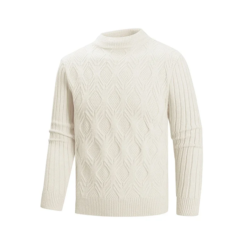 Men's Vintage Argyle Casual Sweater