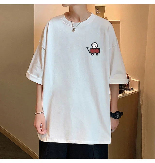 Cotton Short-sleeve T-shirt for Boys Summer 2025 Detail