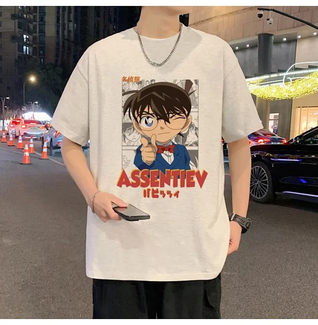 Men's Oversized Cotton Graphic Tee Detail