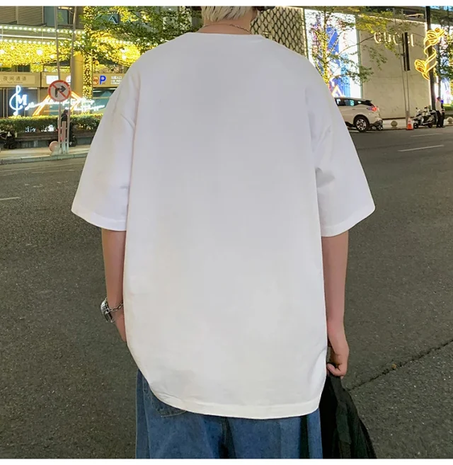 Men's Cotton Loose Street Tee 2025 Detail