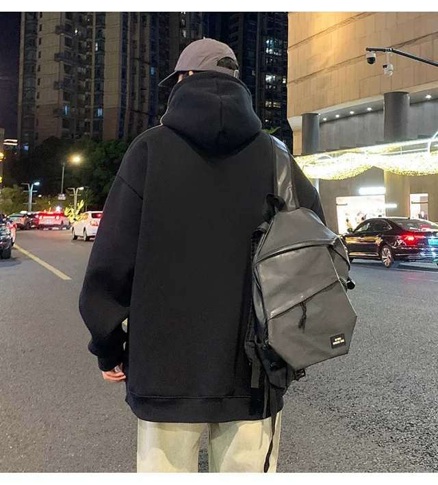 Men's Cotton Loose Hoodie (Autumn/Winter New) Detail