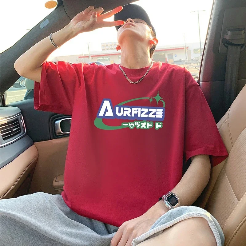 Men's Lightweight Cotton Oversized Short-Sleeve Tee