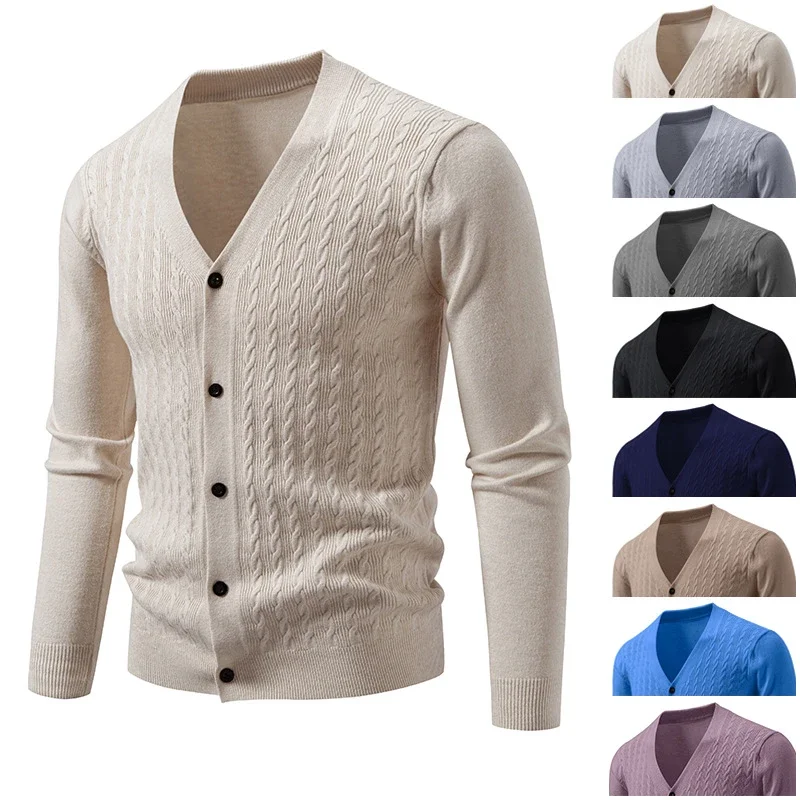 Men's K-Style Knit Cardigan AW New