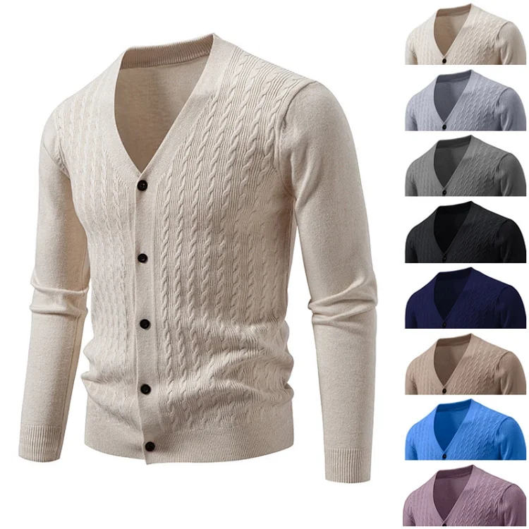 Men's K-Style Knit Cardigan AW New