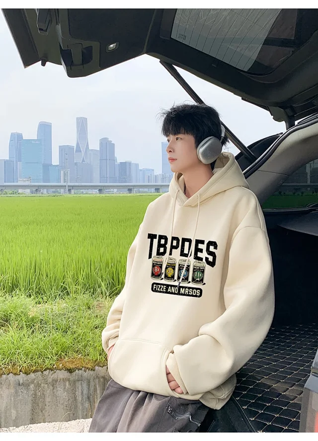 Men's Seasonal Graphic Hoodie Loose 2025 Detail