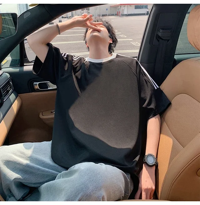Men's Oversized Breathable Tee HK 2025 Detail