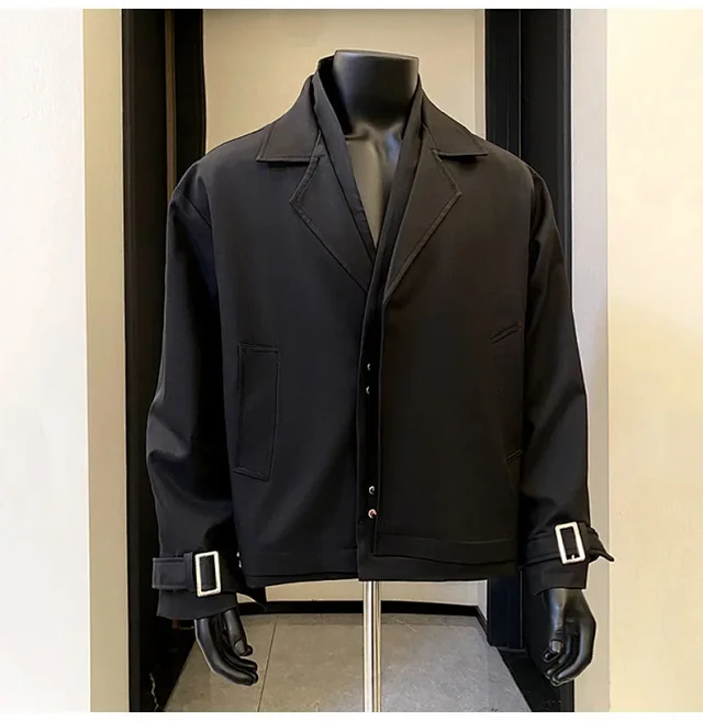 Men's Autumn Premium Mock Blazer Detail