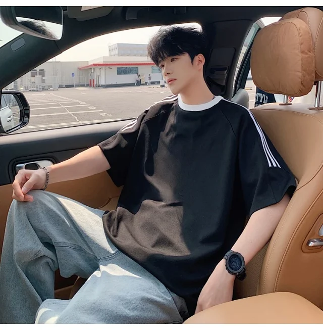 Men's Oversized Breathable Tee HK 2025 Detail