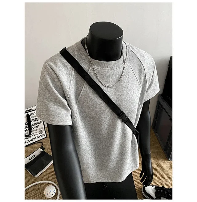 Design Space Cotton Breathable Short-Sleeve Tee Detail