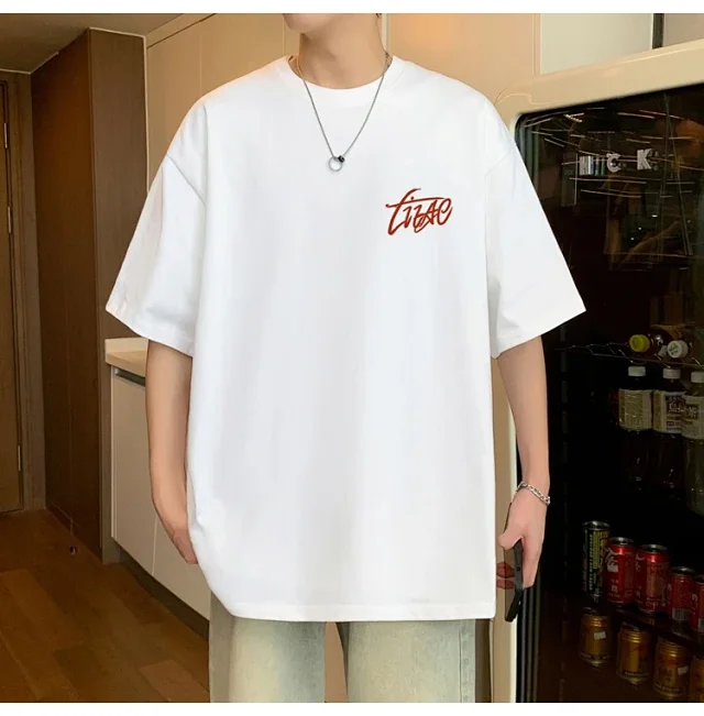 Men's Cotton Oversized Tee Summer 2025 Detail