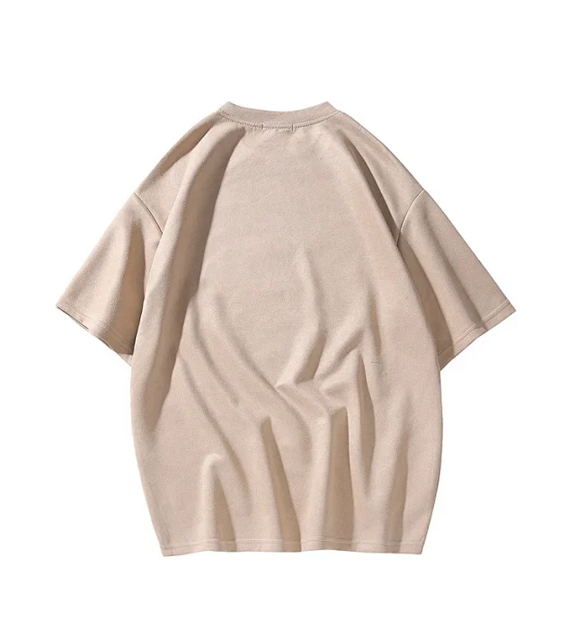 Men's Heavyweight Cotton Sturdy Short-Sleeve Tee Detail